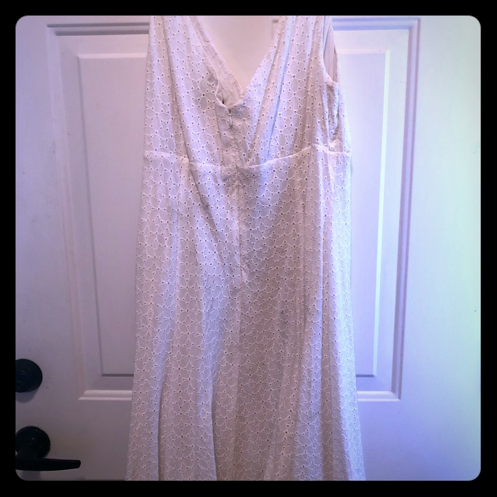 White Eyelet Dress